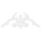 Ekena Millwork Pitch Milton Architectural Grade PVC Gable Pediment, 72"W x 33"H x 1"P (11/12) GPP072X033X100MIL - alternate 3